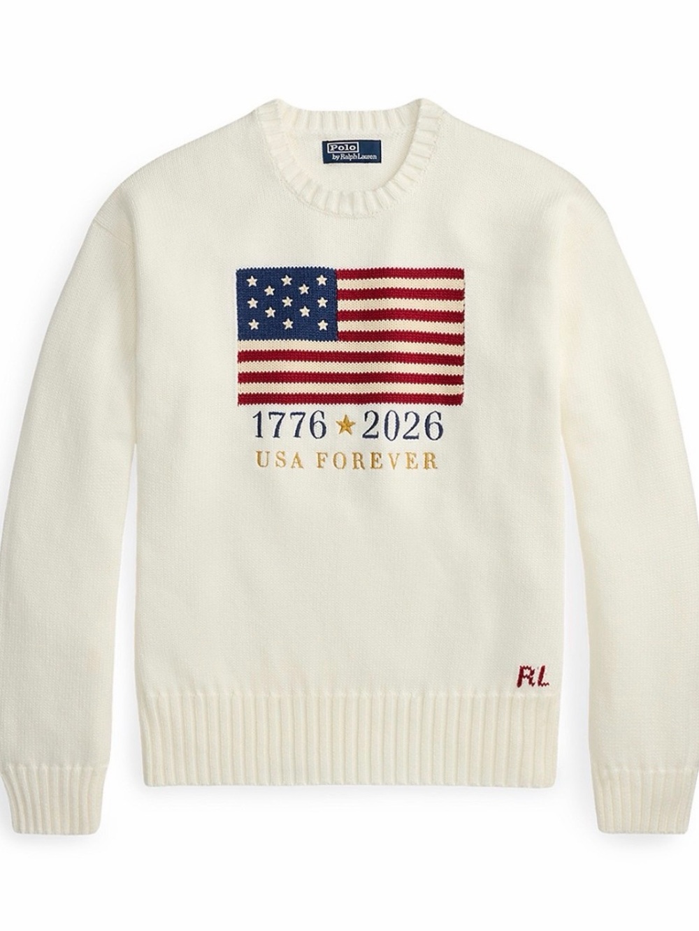 RARE Polo Ralph Lauren Unisex American Icons Stamp Sweater COLLECTIBLE 🇺🇸